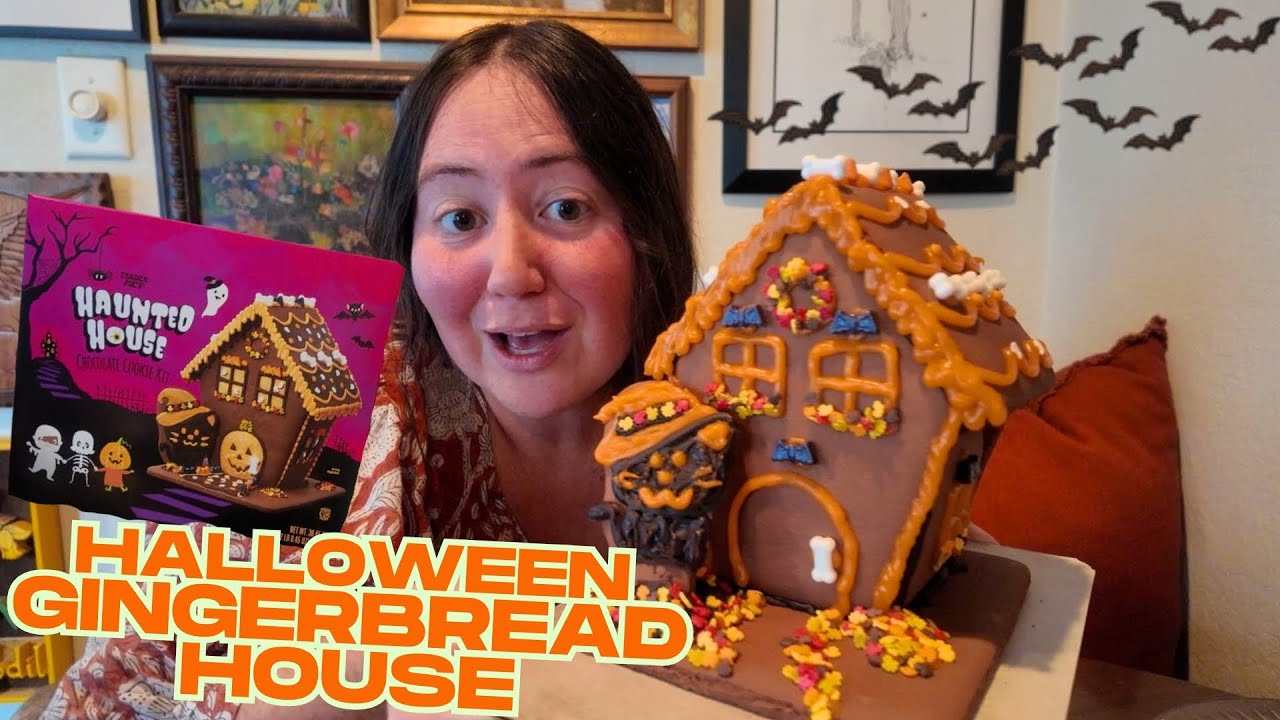 Мы сделали жуткий пряничный домик на Хэллоуин из МАГАЗИННОГО НАБОРА 👻 Легко, шаг за шагом!