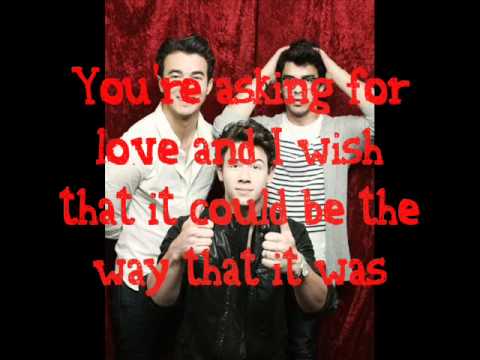Jonas Brothers-Things will never be the same (Lyrics on screen)