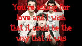 Jonas Brothers-Things will never be the same (Lyrics on screen)