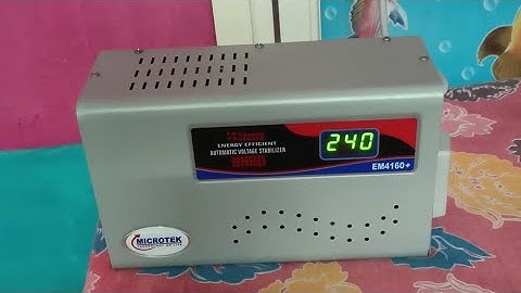UNBOXING ! Microtek EM 4160 Voltage Stabilizer upto 1.5 Ton AC