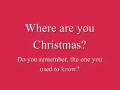 Faith Hill - Where Are You Christmas (Lyrics)