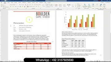 Module 8 End of Module Project 1| Shelly Cashman Word 2019 | Boulder Game Studio