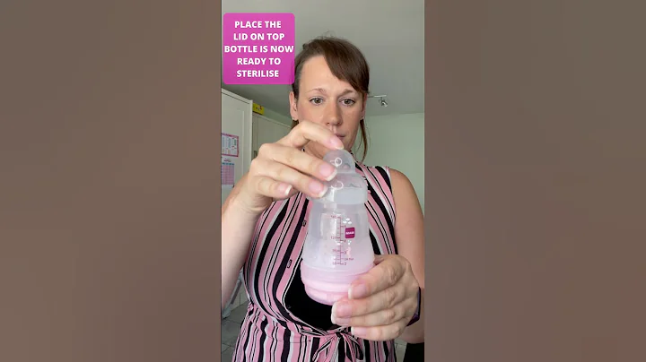 HOW TO STERILISE MAM BOTTLES IN THE MICROWAVE // Self Sterilising Mam Bottles #shorts