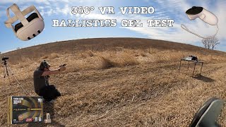 360 Video - Sig P365 380 + Federal Hydra-Shock Deep 99gr vs Ballistics Gel at 10 Yards