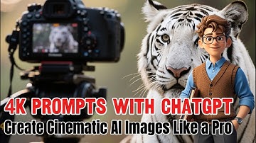 Mastering 4K Prompts with ChatGPT | Create Cinematic AI Images Like a Pro! #4KPrompts #AIArt
