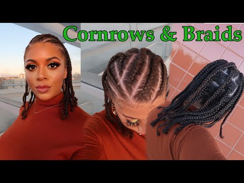 cornrows-&-braids-protective-style-no-added-hair-|-natural-hair-styles