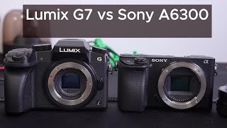 So sánh Lumix G7 với Sony A6300, máy quay 4k giá rẻ với ngân sách thấp