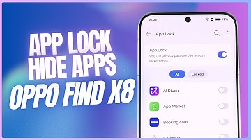 How to Lock & Hide Apps in Oppo Find X8 | Oppo Find X8 App Lock & Hide Apps Settings