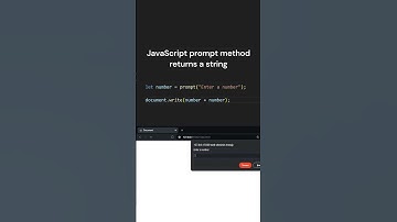 JavaScript: prompt method returns a string