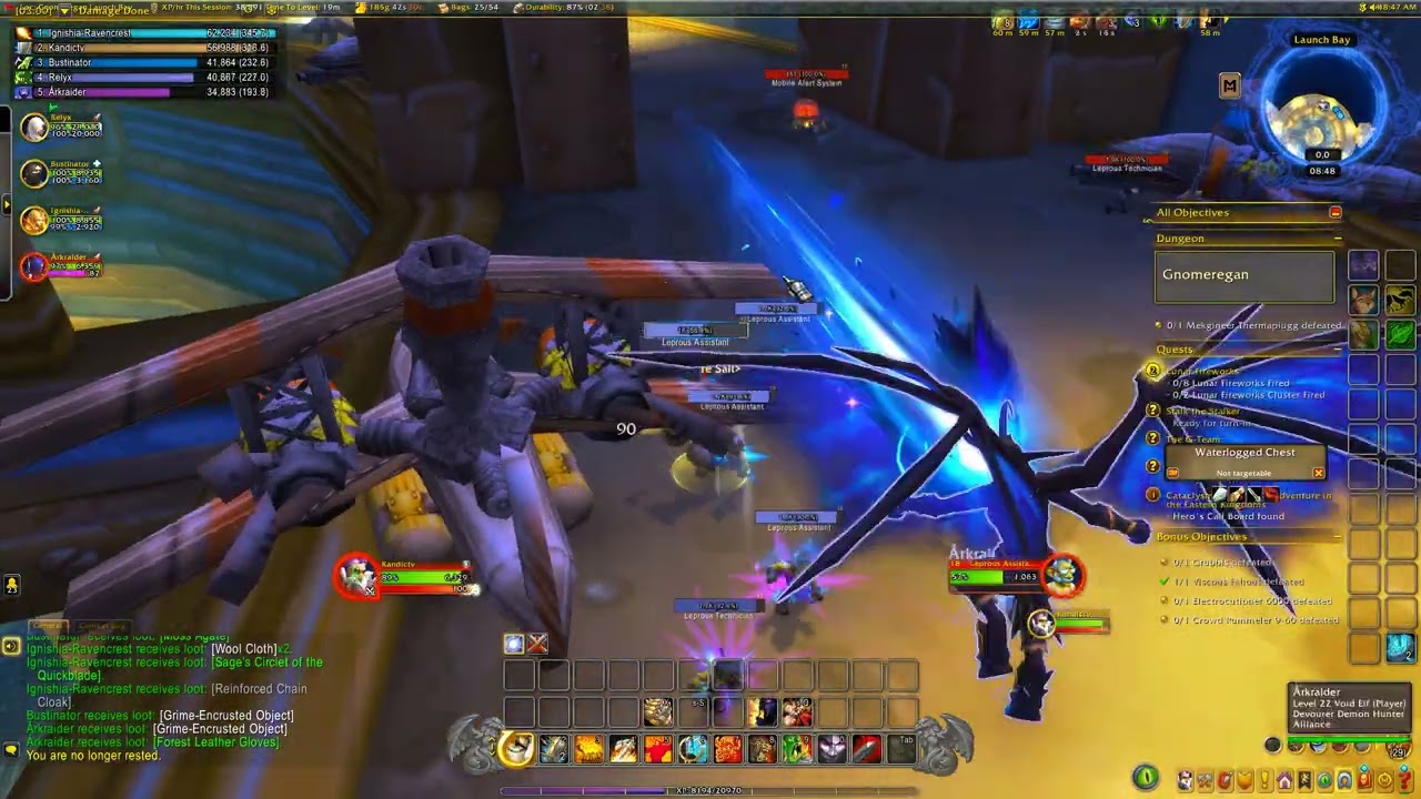 Live - Level 19-20 - Tanking Gnomeregan