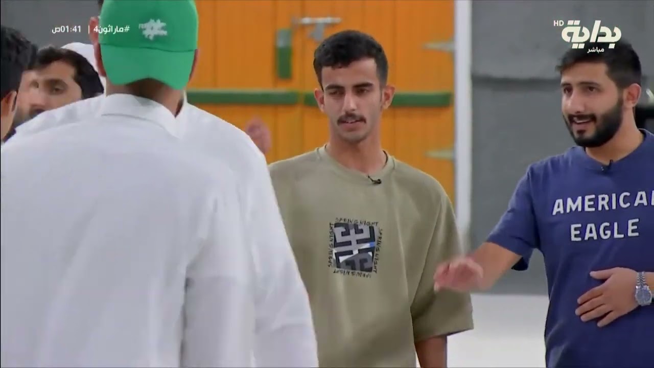 محاورة شعرية ما بين دحّام الضحيك وماجد بن نادر وبمشاركة المتسابقين | #ماراثون4