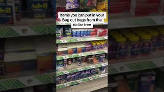 Items you can put in your bug out bag from the DOLLAR STORE