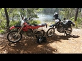Lorinna Off Grid Community | D605's | Straya Day with jeff taswelder on XR250L and DR650 Part 1