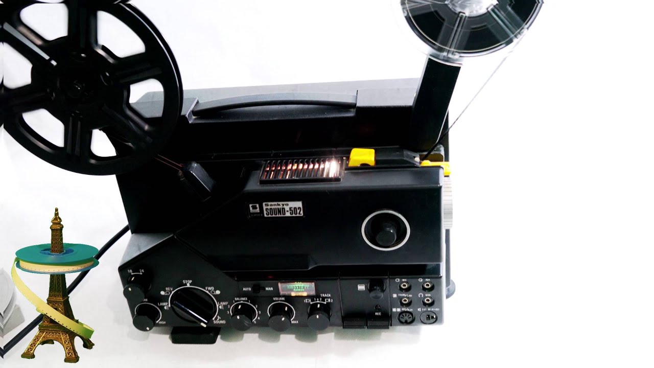 Projecteur Super 8 Sonore Sankyo Sound 502 - YouTube