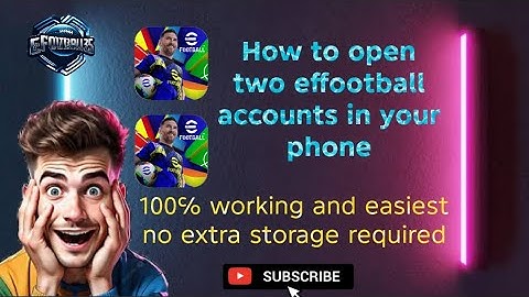 How to Open Multiple eFootball Accounts on One Phone | eFootball Multi-Account Tutorial