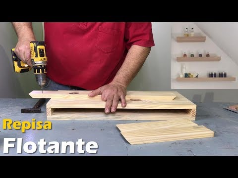 🎬 Video relacionado con estantes flotantes de madera rústica