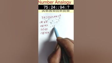 Number Analogy Reasoning Short Tricks | #reasoning short tricks #rrbntpc#rrb #ssccgl #sscgd #sscchsl