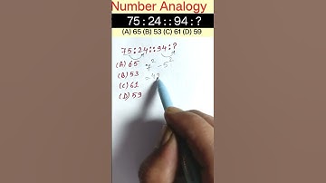 Number Analogy Reasoning Short Tricks | #reasoning short tricks #rrbntpc#rrb #ssccgl #sscgd #sscchsl