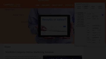 SiteBildZ EZ Editor:  The Header Tab Explained