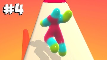 Blob Runner 3D Level 4 | Funny IOS Gameplay