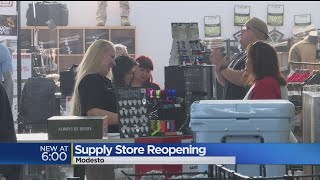 Modesto Supply Store Reopening