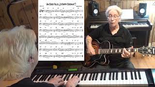 Um Coco Feliz ( A Happy Coconut ) ( TvdH ) - Jazz guitar & piano cover ( Roger Davidson )