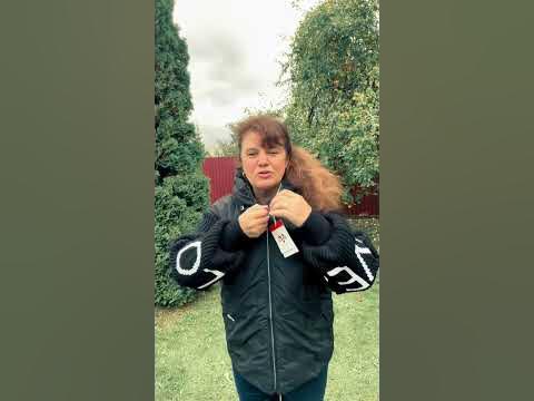 Куртка с вязаными рукавами - YouTube