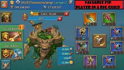 Lords Mobile - Top 5 ways F2P players can be useful in  big war guilds (P2P)  - Part 1
