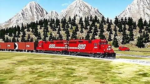 Train Sim - Mountain Pass Using EMD GP30C-2 - Simulasi Kereta Api