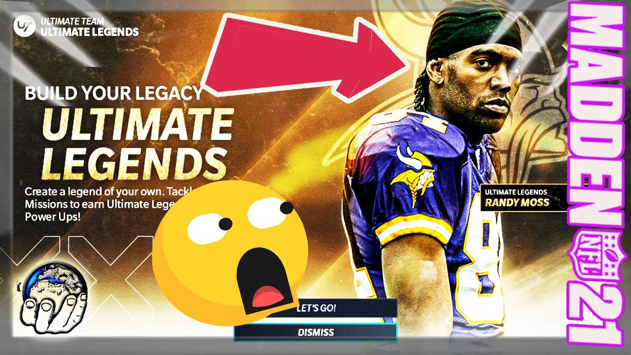 ULTIMATE LEGEND RANDY MOSS THE GREATEST NFL WIDE RECEIVER EVER! Madden 21 Ultimate Team