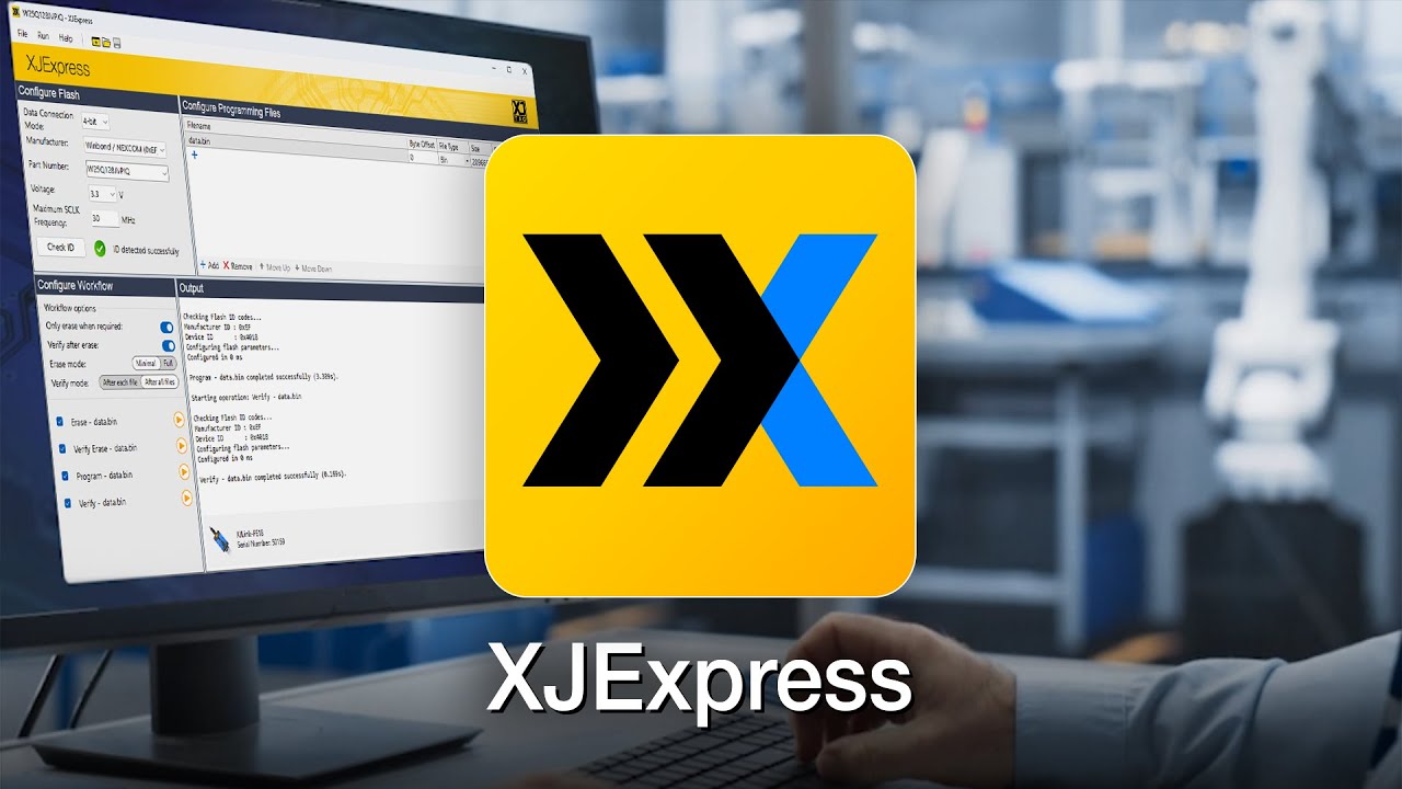 XJExpress – Fast SPI Flash Programmer for Development & Manufacture
