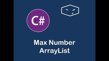 max number in array list in c#