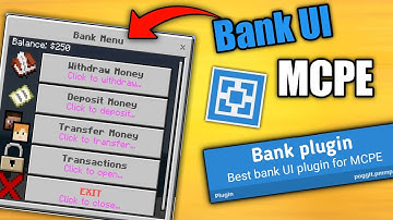How to add  Bank Plugin in Aternos Server | MCPE Bank Plugin 1.18
