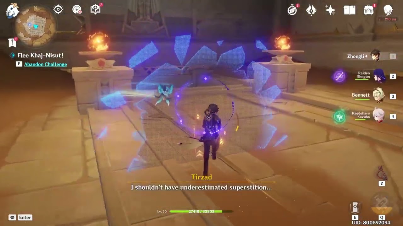 Escape from Khaj Nisut | Flee Khaj Nisut | Genshin Impact