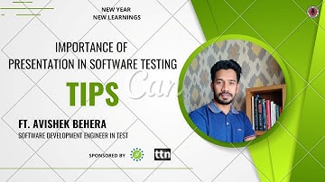 Importance of Presentation in Software Testing❓ Ft. Avishek Behera@SalesforceTestingGuy