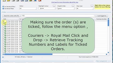 How to retrieve your courier labels when Click and Drop create an error in One Stop Order Processing
