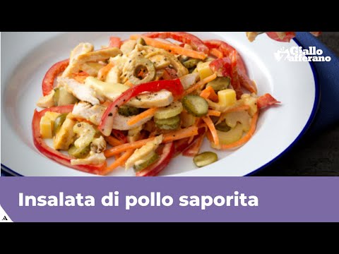 Video: Insalata Con Prugne E Filetto Di Pollo