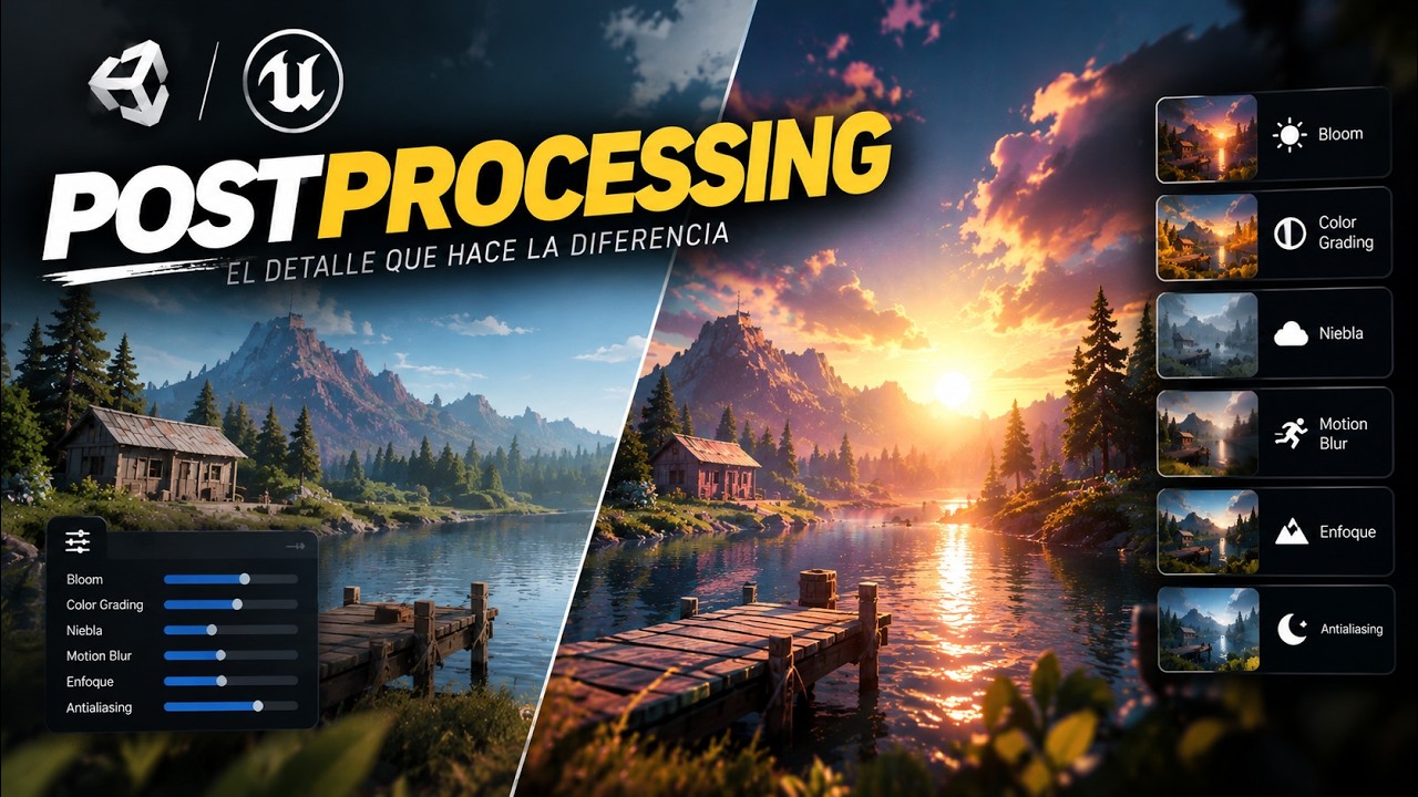 ¿cómo funciona el post processing mientras juegas? - YouTube