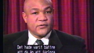 Big George Foreman: interview by Steffen Tangstad (1995)