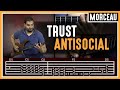 Cours de guitare  apprendre antisocial de trust