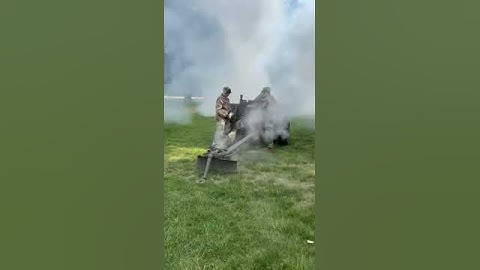 change of command ceremony! 17 rounds boom boom