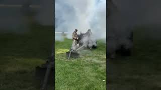 change of command ceremony! 17 rounds boom boom