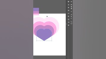 Tạo Background Trái Tim Lõm 3D trong Adobe illustrator | #shorts