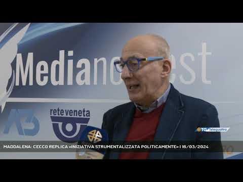 MADDALENA: CECCO REPLICA «INIZIATIVA STRUMENTALIZZATA POLITICAMENTE» | 16/03/2024