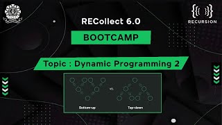Dynamic Programming 2|Bootcamp|RECollect 6.0