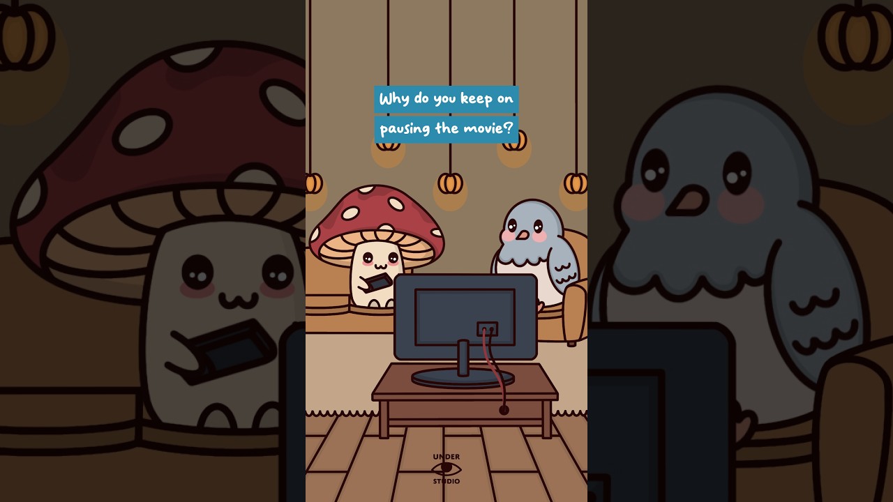 The Internal Monologue 🍄 Mushie & Birdie | Animation Meme | Original Audio: @connordewolfe