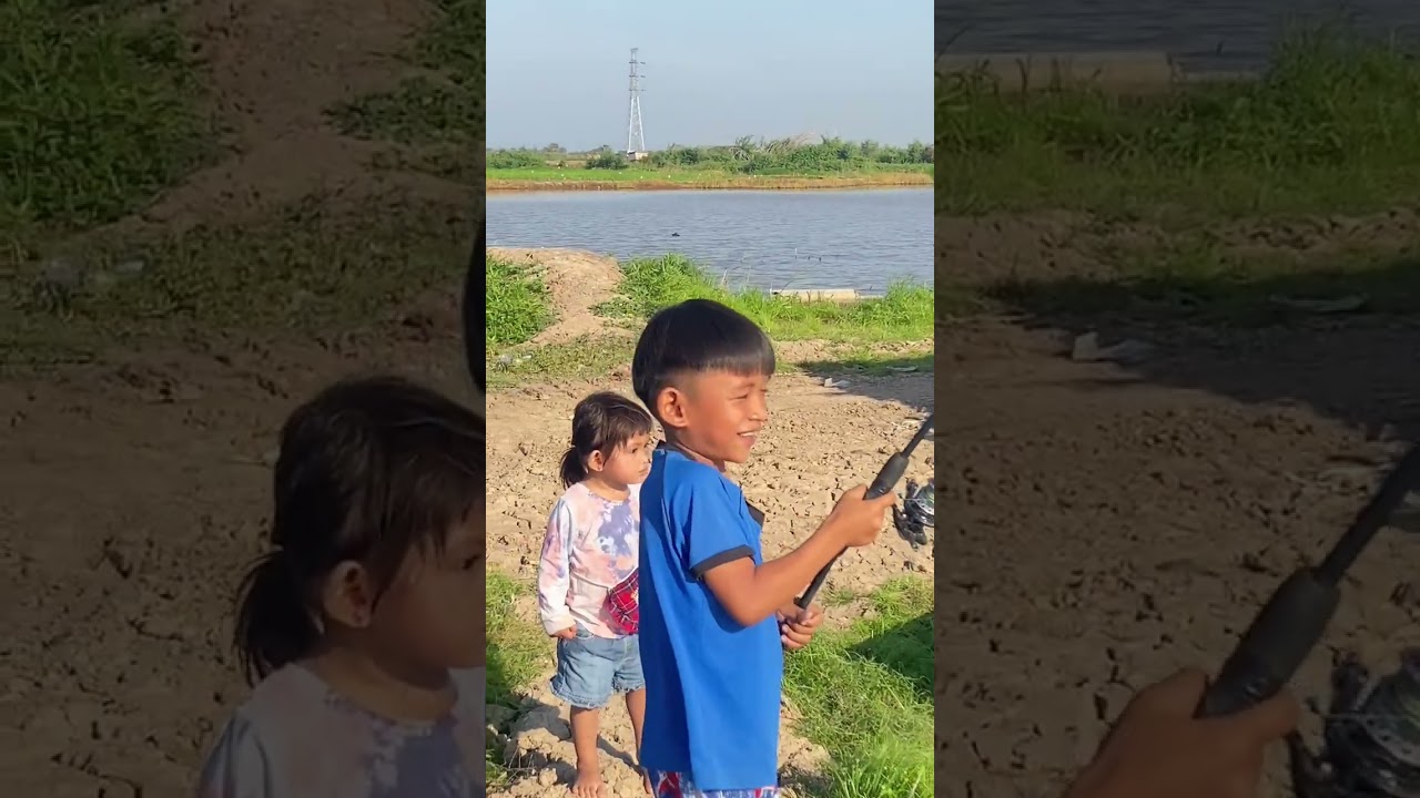 នាំកូនៗទៅស្ទូតត្រី