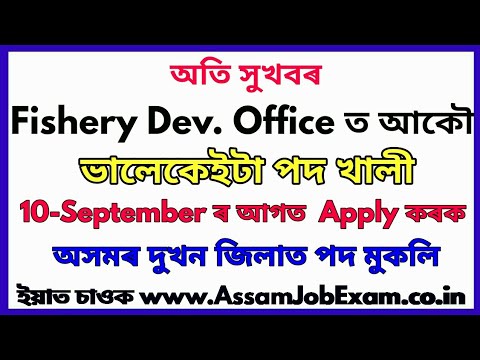district-fishery-development-office-vacancy-for-junior-assistant-in-assam