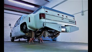 1986 Square Body Chevrolet C30 Dually Turbo LS Swap Project  Part 9  Rear Lowering Kit