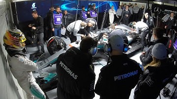 2017 Mercedes F1 Car Launch Time-lapse